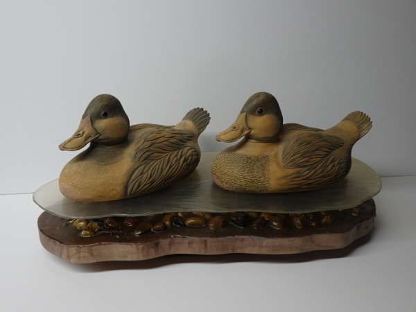 Ducks on Water by Tom Montemurro