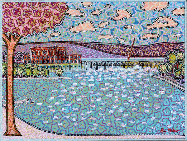 Prairie du Sac Hydroelectric Dam by Lon Michels