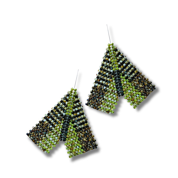 Picasso Chevron Earring by Diana Ferguson