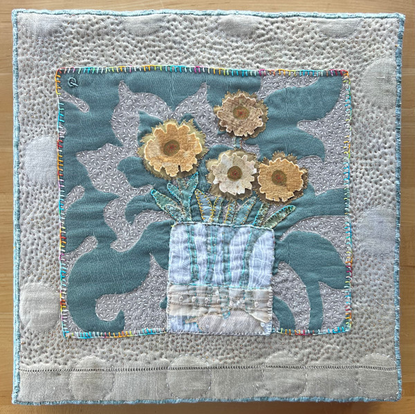 Coreopsis in Vase by Cynthia Quinn, Image 2.
