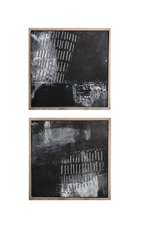Finding Things In The Shadows (diptych) by Rick Ross