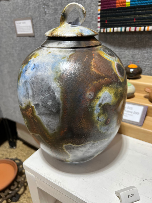 Sagger Cover Jar by Joe Clark