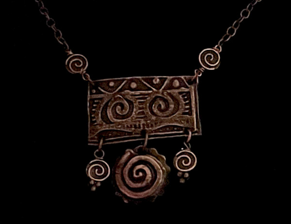 Swirl Necklace by Therese Miskulin
