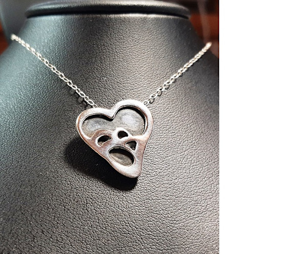 Valentine Heart Necklace by Georgia Weithe
