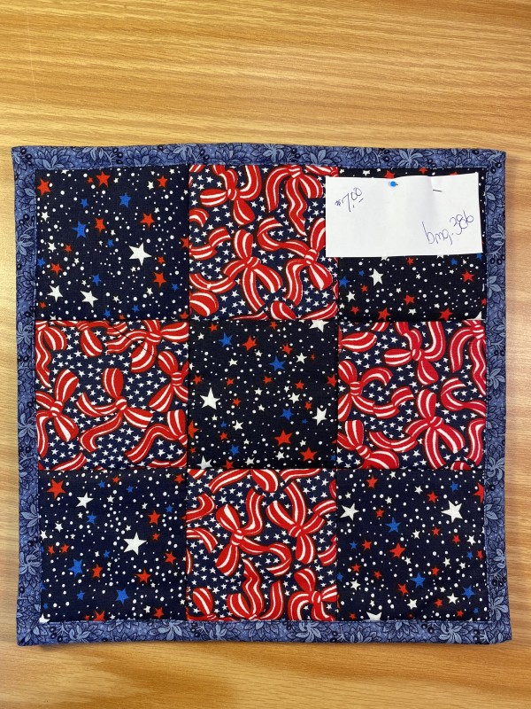 4th of July Pot Holder by Betty Gruber