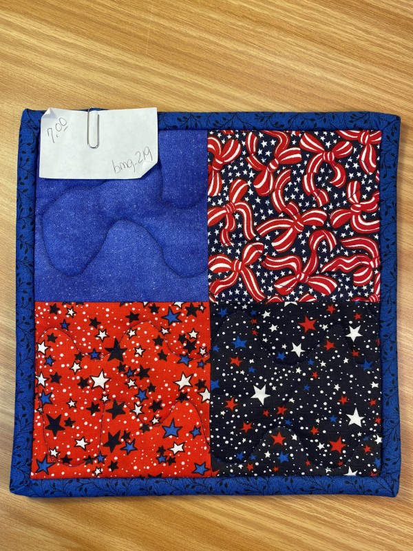 4th of July Potholder by Betty Gruber