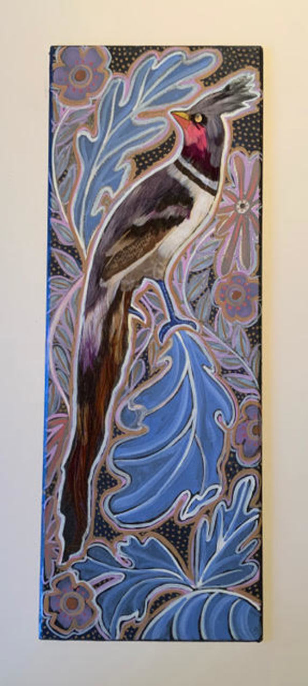 Feather Bird 33 by Mary Dickey