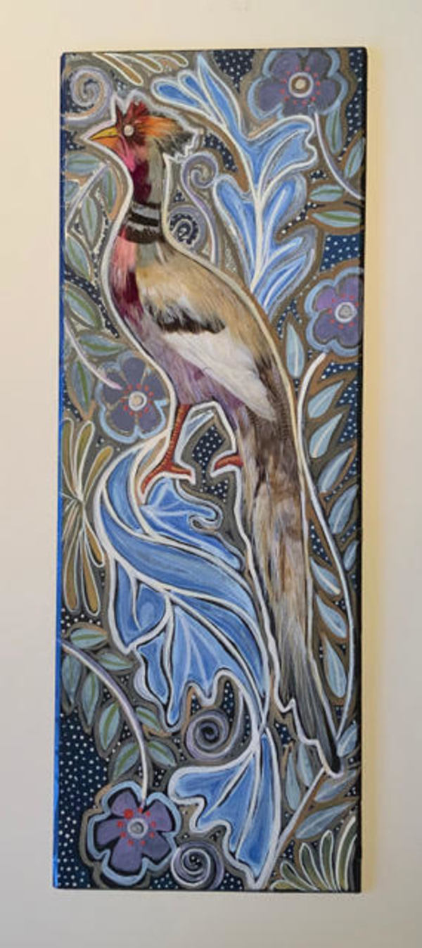 Feather Bird 34 by Mary Dickey