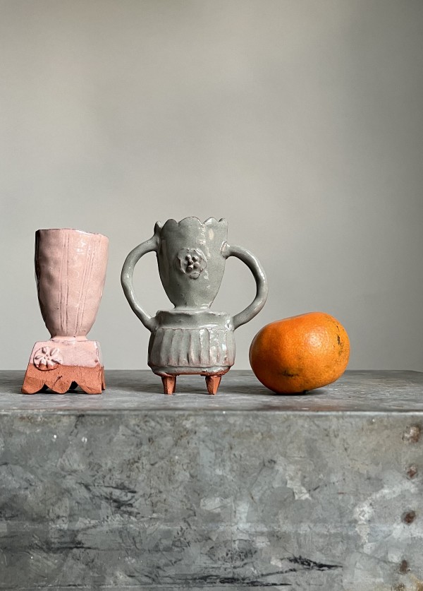 Extra Tiny Handbuilt Vases by Alyssa Martz