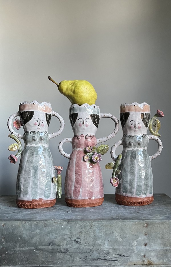 Lady in Dress Vase by Alyssa Martz