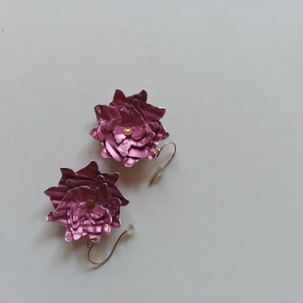 Layered Flower (pink) by Judi Werner