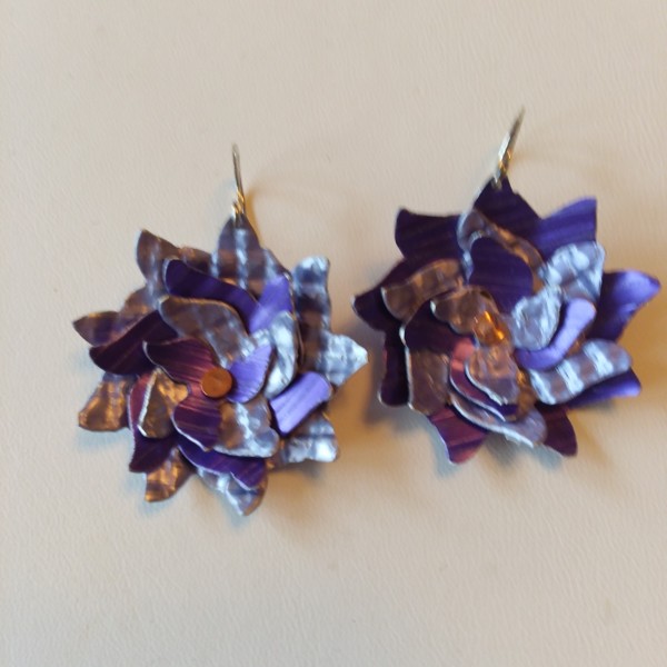 Layered Flower (purple) by Judi Werner