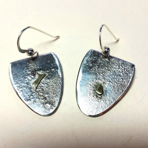 Shield Earrings by Georgia Weithe
