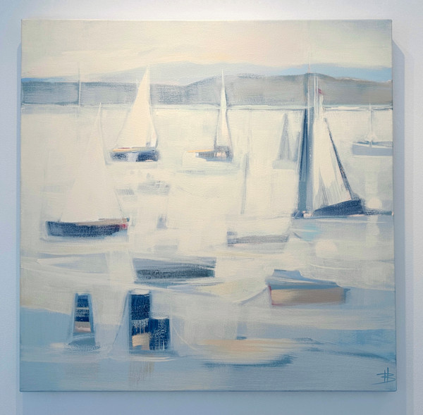 Harbor in Silver Light by Hannah Bureau