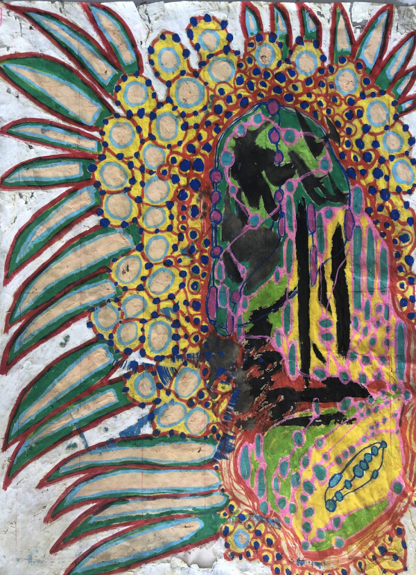 Chemo day drawing series 2, #008 22 July 2020 #2, Image 1.