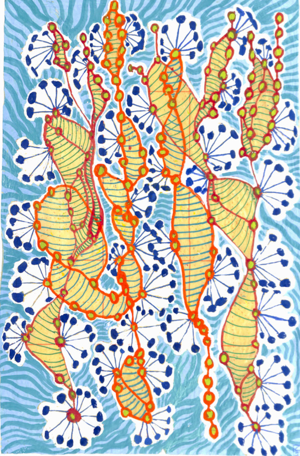 Chemo day drawing series 2, #012 19 August 2020 #2, Image 1.