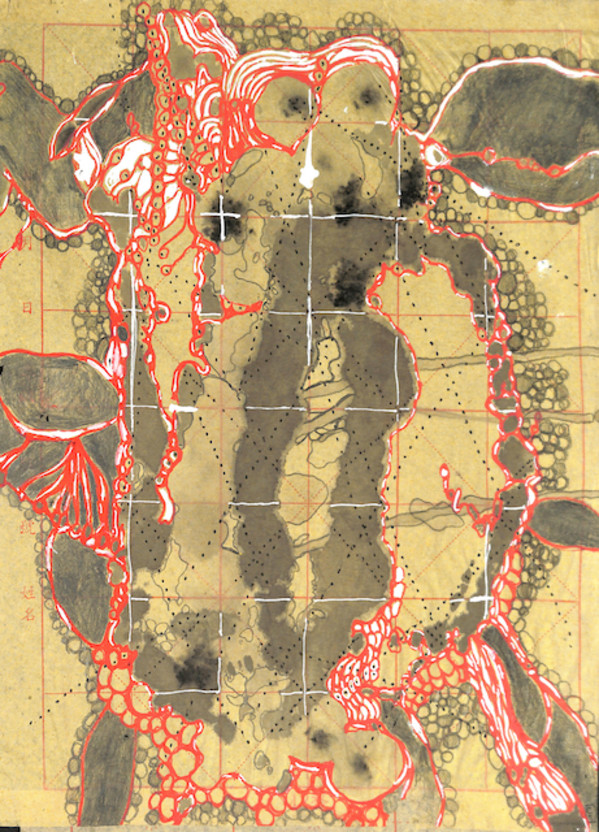 Chemo day drawing Series 1, #014 11 July 2019 #1 by CLARE SMITH, Image 1.