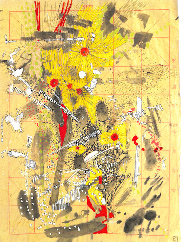 Chemo day drawing Series 1, #013 28 June 2019 #2 by CLARE SMITH, Image 1.