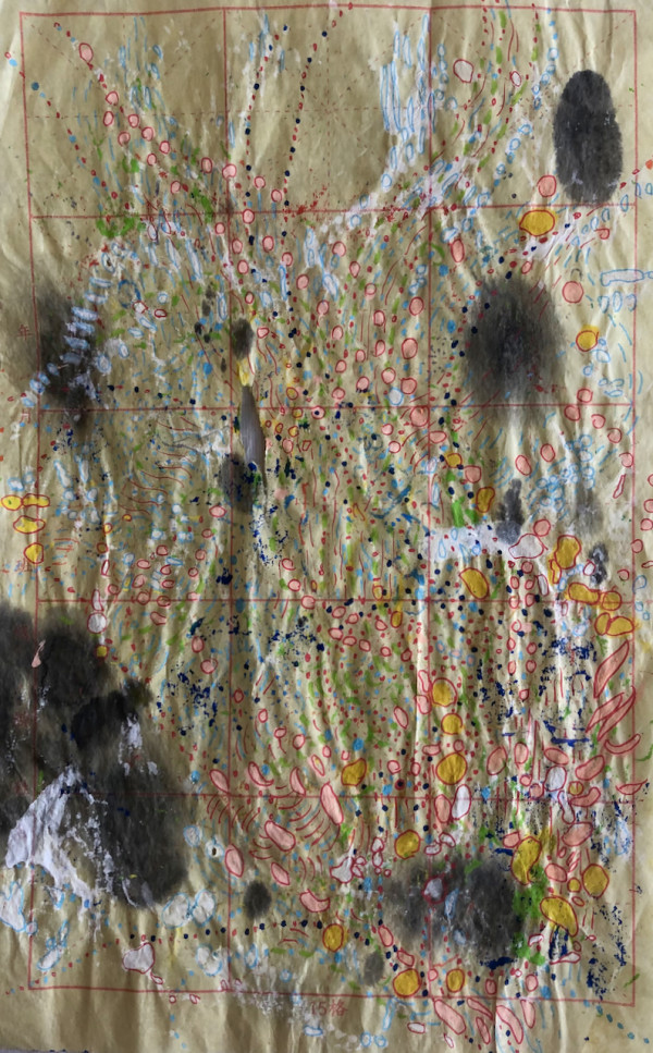 Chemo day drawing series 2,  #024, 3 Feb 2021 #1, Image 1.