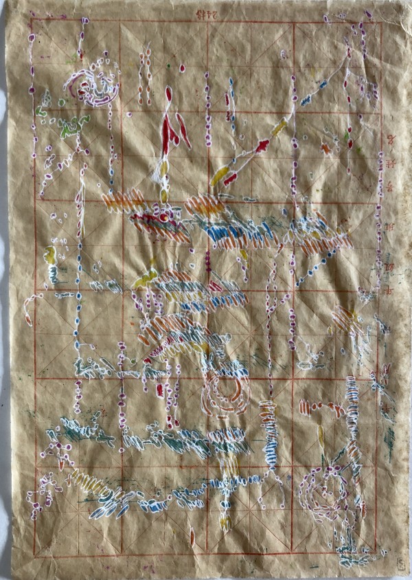 Chemo day drawing Series 1, #007  9 April  2019 by CLARE SMITH, Image 2.