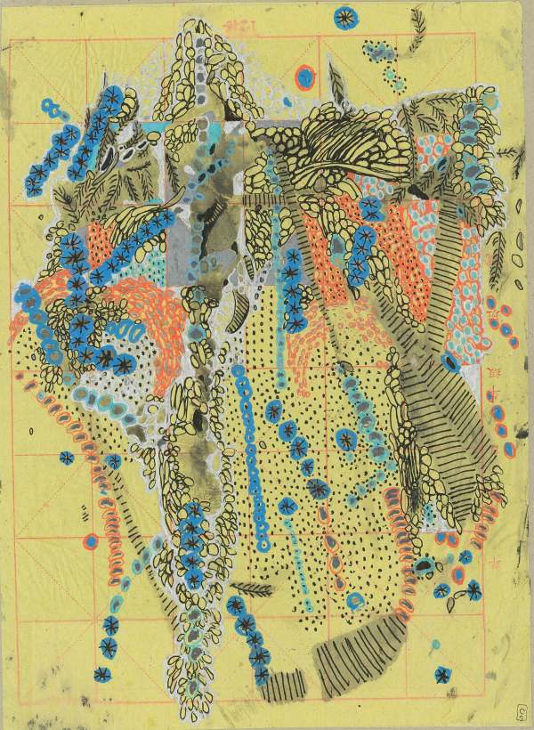 Chemo Day drawing Series 1,  #023 14 Oct 2019 #1 by CLARE SMITH, Image 1.