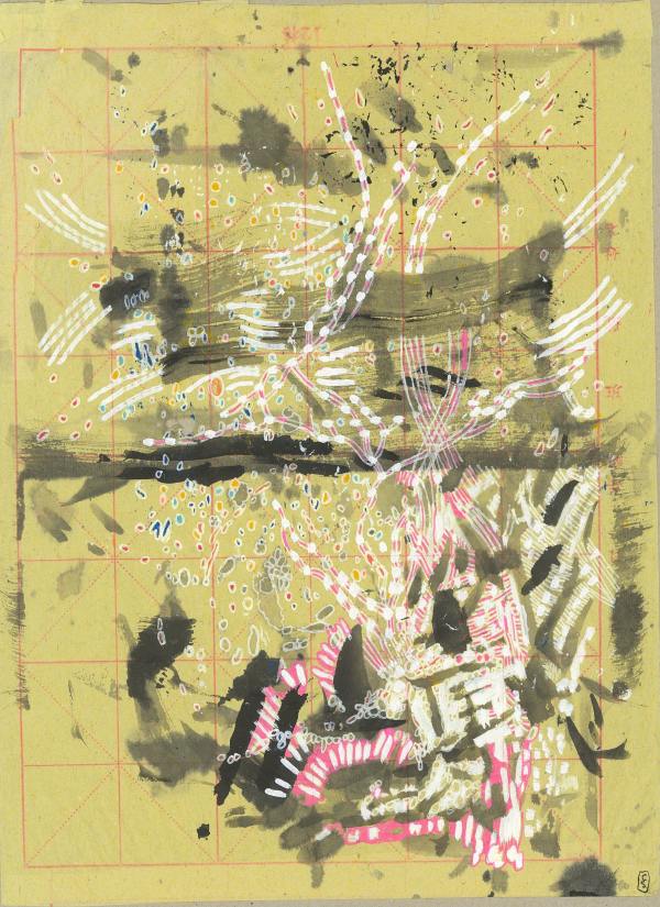 Chemo Day drawing  series 1, #026  28 Oct 2019 #2 by CLARE SMITH, Image 1.