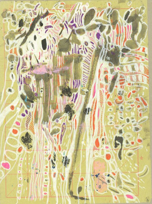 Chemo Day drawing Series 1, #030  25 Nov 2019 #2 by CLARE SMITH, Image 1.