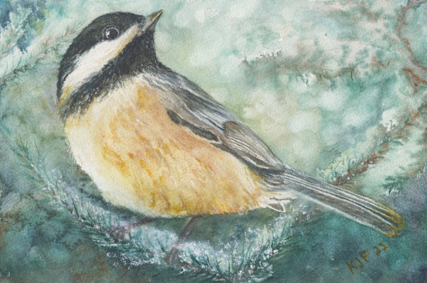 Christmas Chickadee by Katherine J Ford