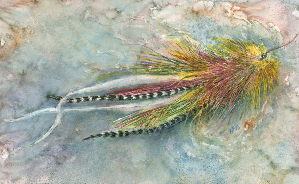 Double Trouble Musky Fly by Katherine J Ford