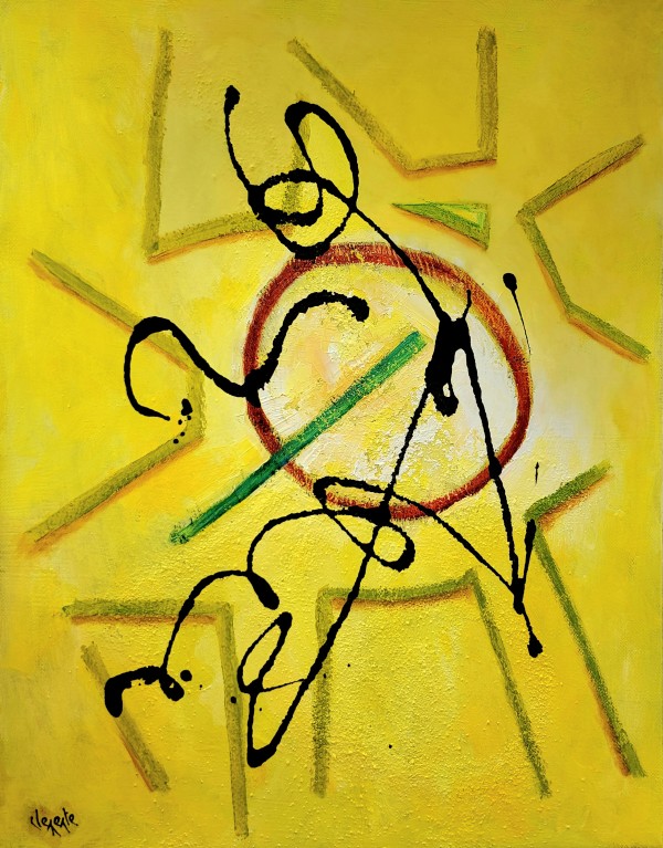 Abstract Yellow by Clemente Mimun