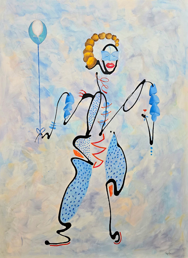 Blue Lady Luck by Clemente Mimun