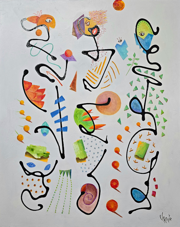 Abstract Three Graces by Clemente Mimun