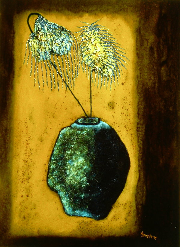 Blue Vase by Clemente Mimun
