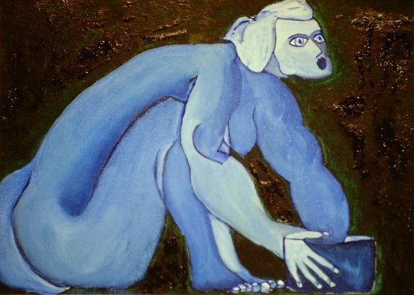 Blue Woman by Clemente Mimun