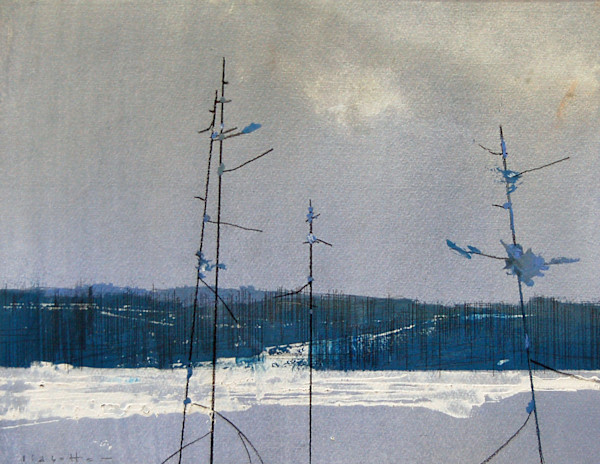 Blue Over Blue by David Lidbetter Fine Art, Image 1.