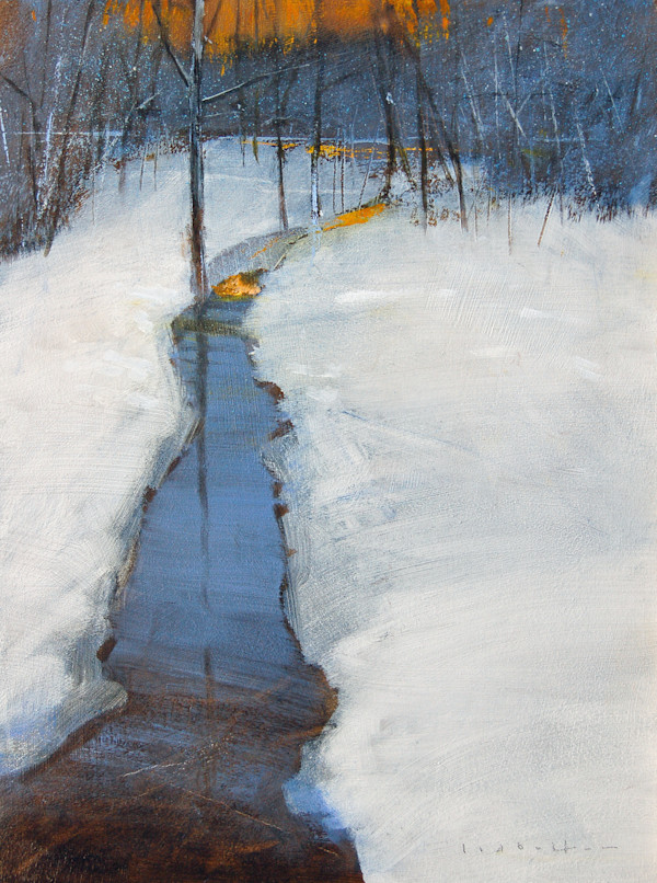Creek In Winter by David Lidbetter Fine Art, Image 1.