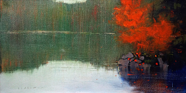 Crimson Shore by David Lidbetter Fine Art