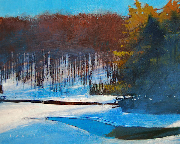 February Afternoon - Madawaska River by David Lidbetter Fine Art, Image 1.