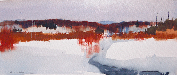 Frozen Marsh by David Lidbetter Fine Art, Image 1.