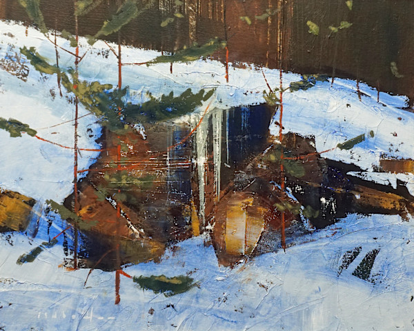 Frozen Waterfall by David Lidbetter Fine Art, Image 1.