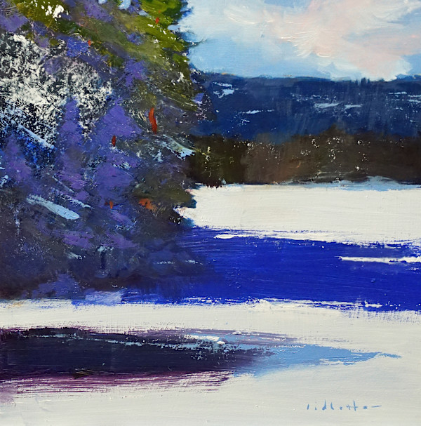 Indigo Winter by David Lidbetter Fine Art, Image 1.