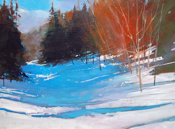 January Sun by David Lidbetter Fine Art, Image 1.