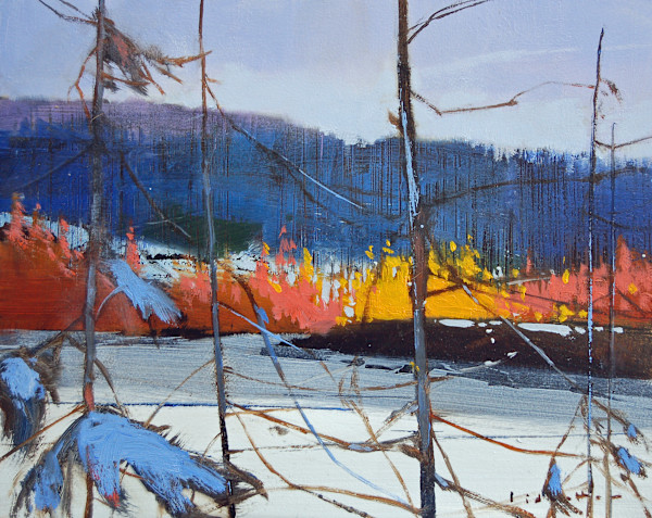 Marsh In Winter by David Lidbetter Fine Art, Image 1.