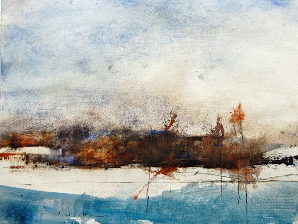 Misty Shore by David Lidbetter Fine Art, Image 1.