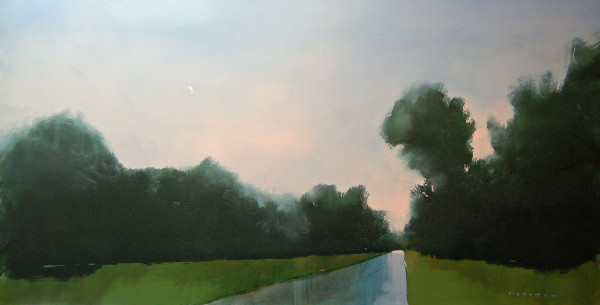 Morning Moon by David Lidbetter Fine Art, Image 1.
