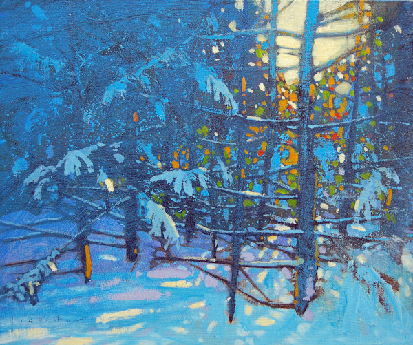 Nocturne Blue Violet by David Lidbetter Fine Art, Image 1.