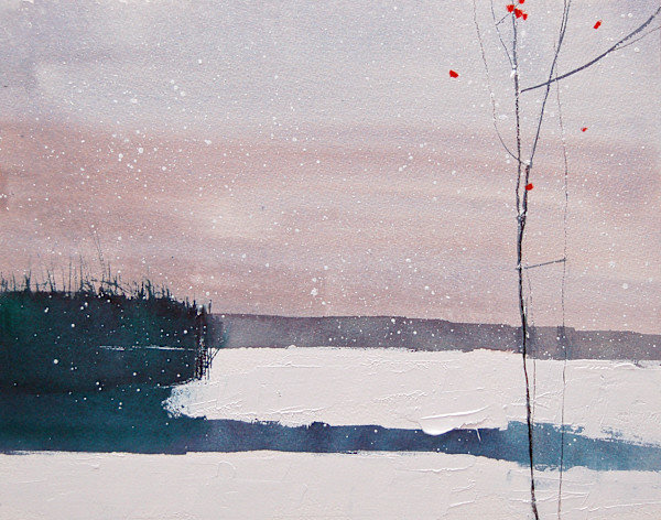 River In Winter by David Lidbetter Fine Art, Image 1.