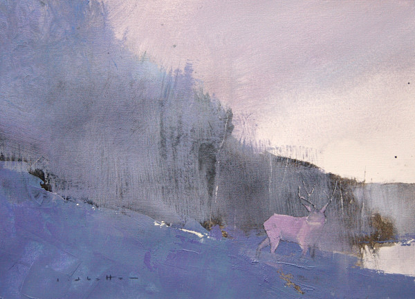 Violet Hill by David Lidbetter Fine Art, Image 1.