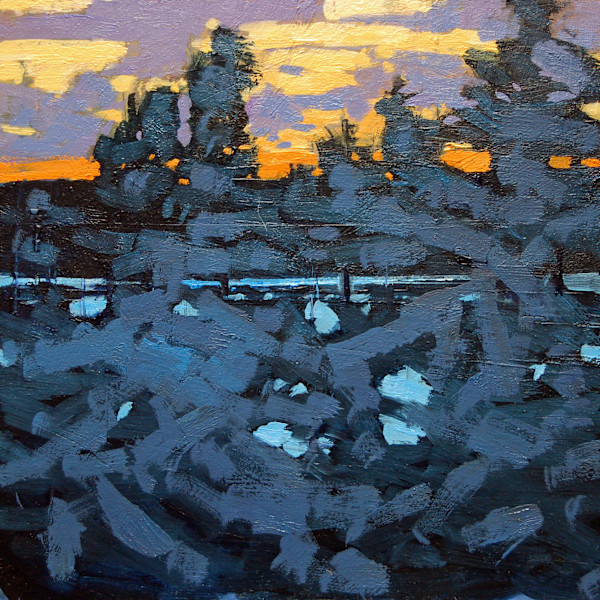 Winter Dusk by David Lidbetter Fine Art, Image 1.