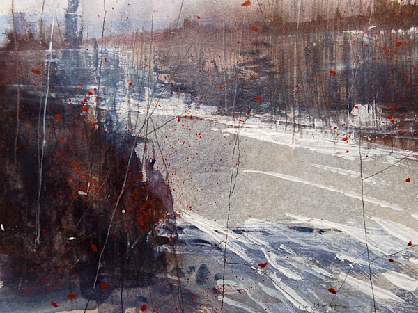 Winter River by David Lidbetter Fine Art